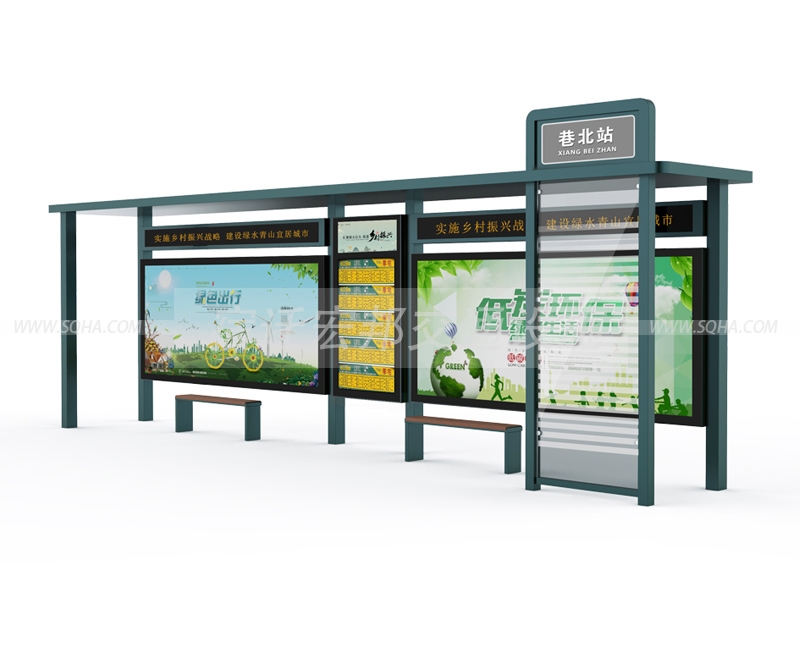 提升城市品位，仿古公交候車亭的魅力體現(xiàn)