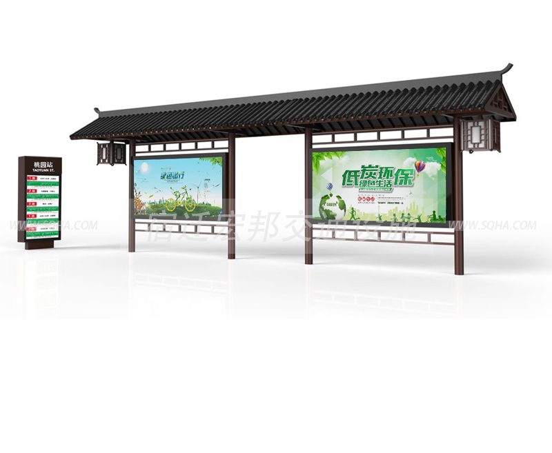 仿古候車亭對建設(shè)特色城市帶來的深遠影響配圖